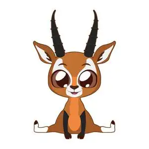 矢量羚羊图片