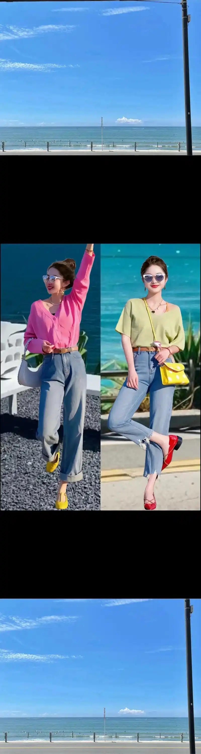 女装图文穿搭拉流来了~春夏天就应该这样搭配,简约又好看