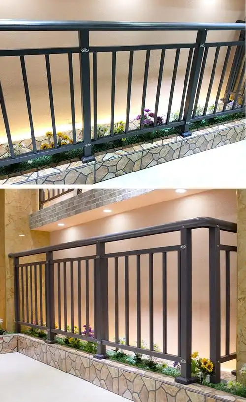 锌钢阳台护栏铁艺露台围栏室内户外楼梯扶手家用不锈钢铝合金栏杆定制