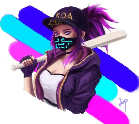 kda阿卡丽半身像