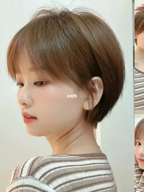 显脸小的短发天花板/韩国女生短发 蓬松减龄短发~高俊熙同款短发发型
