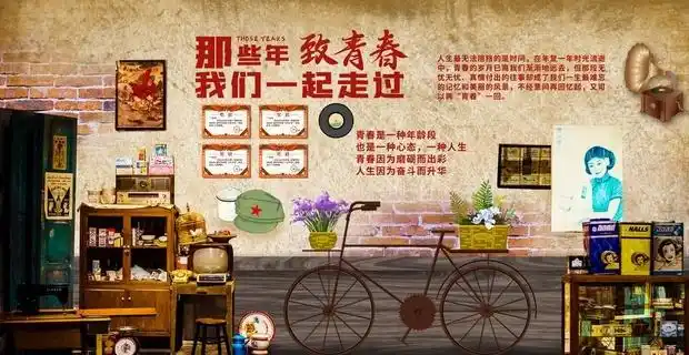 复古80年代的未来主义背景epsai矢量模版下载