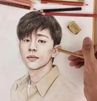 邓伦简笔画q版教程