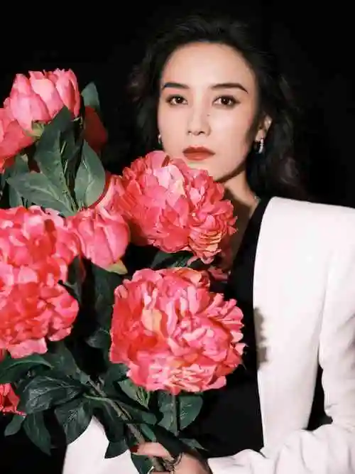 宋佳出席elle风尚大典 波浪卷西装杀呈现东方之美__凤凰网