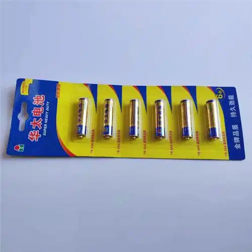 华太电池7号aaa高功率无汞6粒
