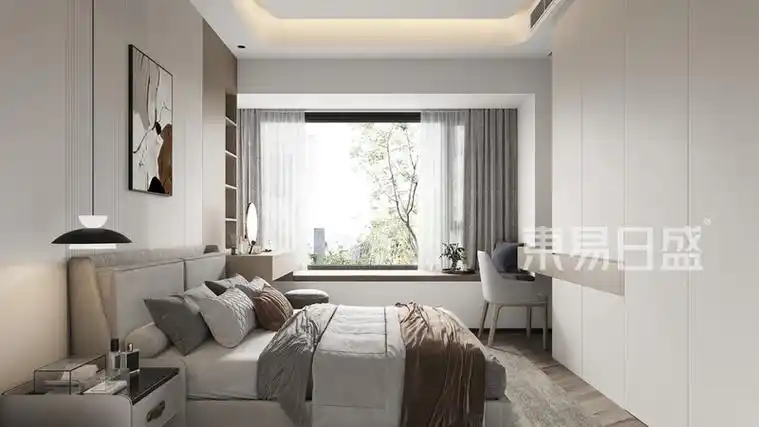 海德园120㎡现代意式风格装修效果图