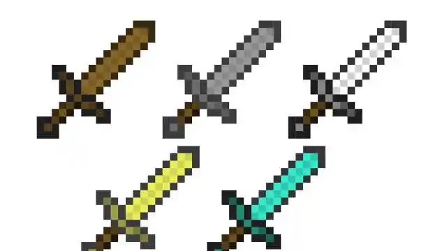 我的世界武器里面的秘密金剑还不如铁剑