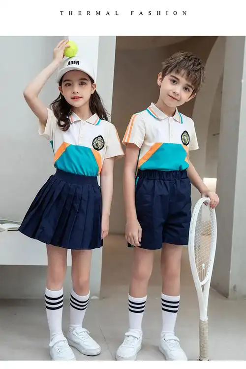 小学生校服新款夏季幼儿园园服表演服童套装儿童班服运动短袖班服