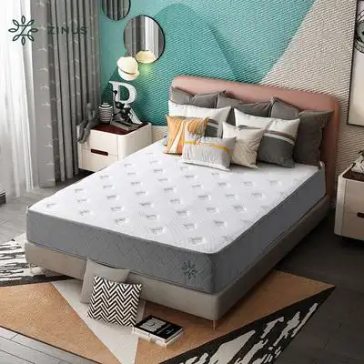 zinus际诺思天然乳胶椰棕弹簧床垫1.5m1.8双人加厚偏硬棕奥兰多m2