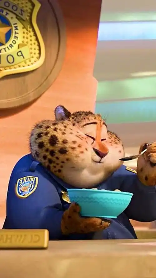 疯狂动物城动物城中贪吃可爱最具魅力的猎豹