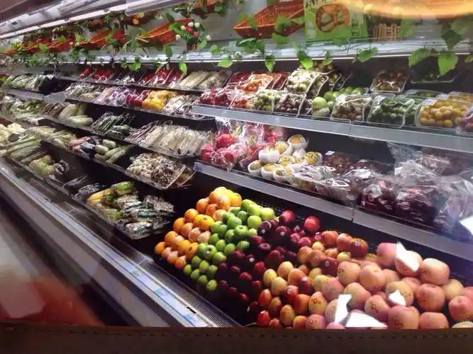 分体水果柜超市分体风幕柜水果保鲜蔬菜食品水果保鲜柜展示柜