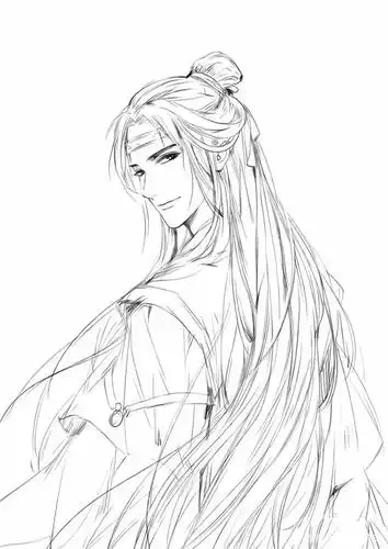 古风人物手绘线稿 一笔一画勾勒最美中国风