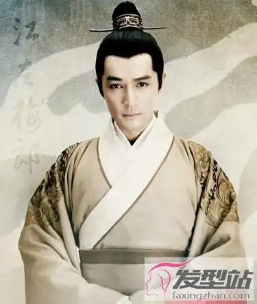 古代男子发型文雅与英气兼得