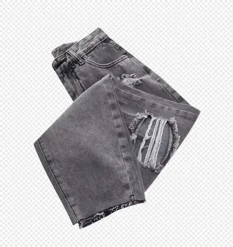 女士修身牛仔裤元素素材png格式_设计素材免费下载_vrf高清图片