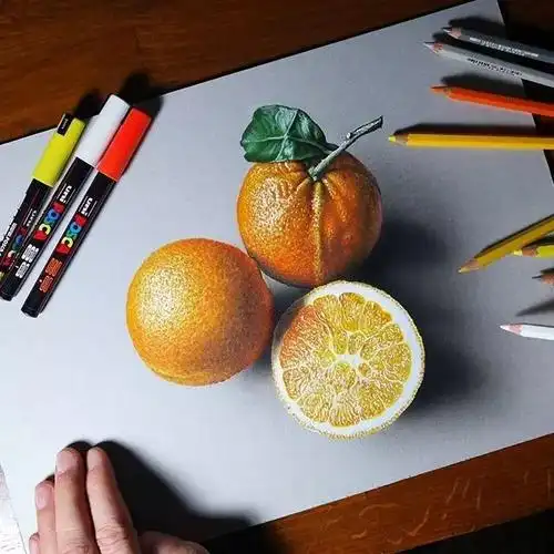 彩铅超写实绘画,太精细了