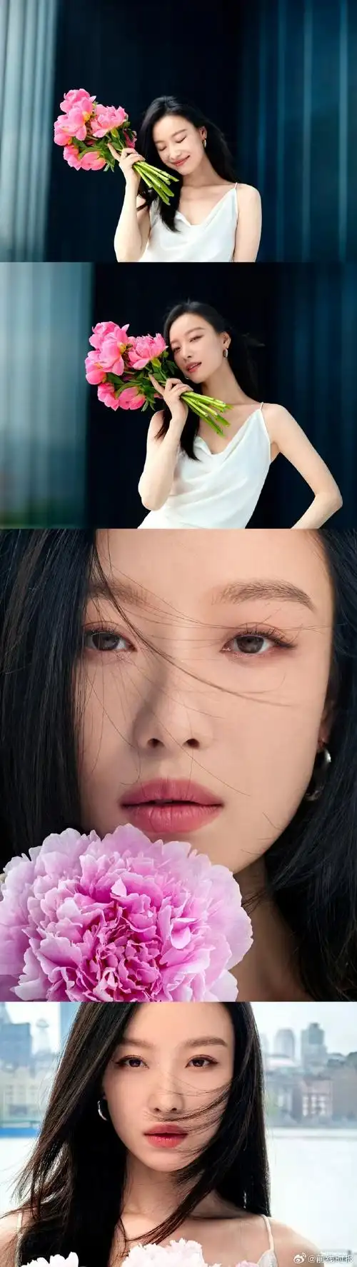 倪妮520仪式感##倪妮明媚花神#倪妮520捧花照真的好美呀,我不知道