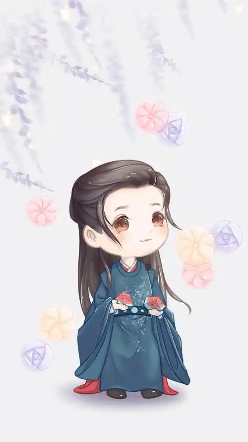 萌萌的q版老温和阿絮. 有小可.