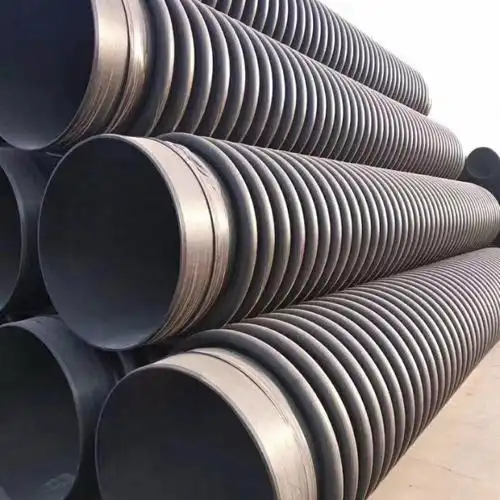 dn300hdpe克拉管 欣腾达聚乙烯pe缠绕结构壁管 可定制可销售