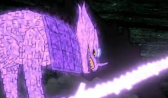 威装,须佐能乎这种状态的须佐能乎需要依靠九尾的帮助,在《火影忍者》