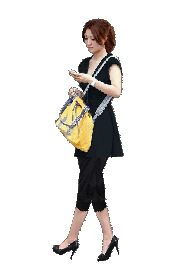 透明动态人物行走素材4