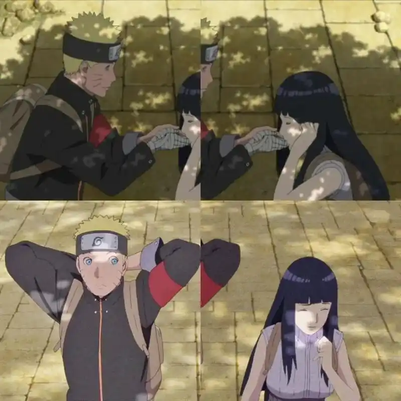 鸣人雏田情头一人一张 - 抖音