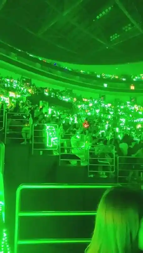 乐华演唱会满场都是王一博应援色#wyb #王一博加盟乐华家族演唱会