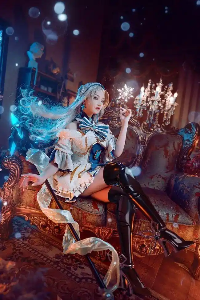 漆皮长靴 海伦梦幻cosplay