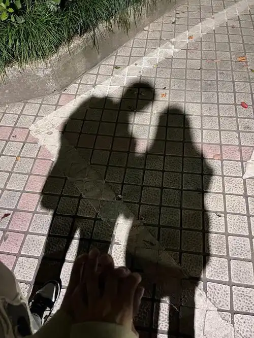 情侣照片  #路灯