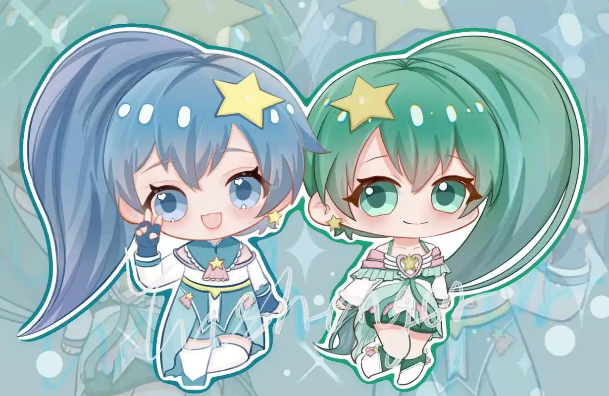 雅雅贝贝.#同人 #q版人物 #绘画 #巴啦啦小魔仙之奇迹舞 - 抖音