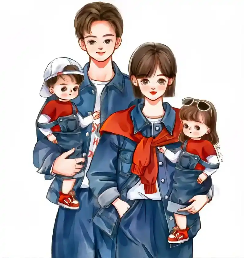 亲子卡通头像来咯,有需要更换头像的吗?