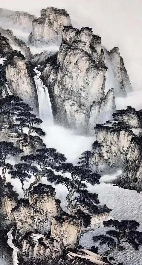 山水怎么画怎么画山水画简单又好看