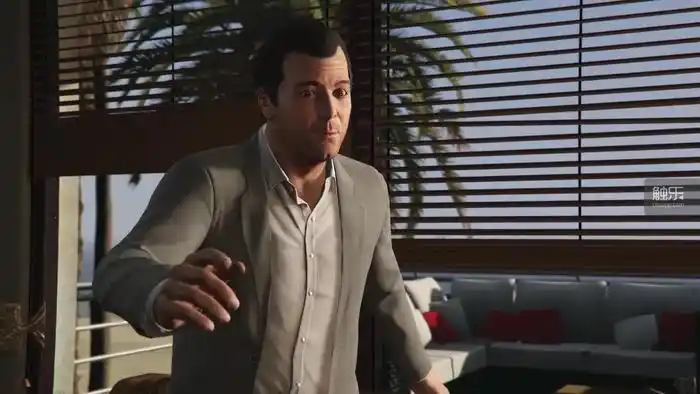 他是《gta5》里的老麦,正在等待机会重出江湖