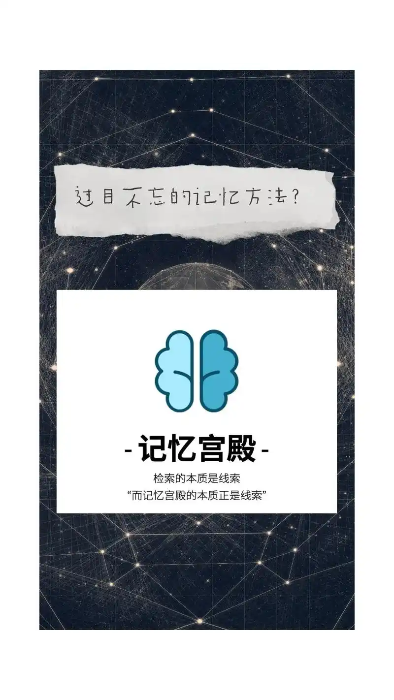传说中的《记忆宫殿》第一次知道记忆宫殿这个词还是因为小时候的