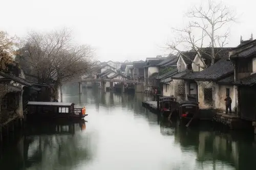 小桥流水烟雨江南