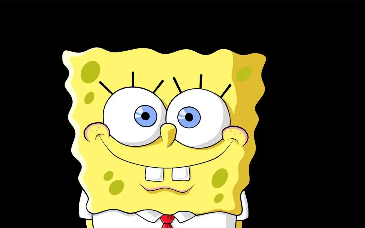 滑稽的可爱卡通海绵宝宝图片桌面壁纸 第二辑高清大图预览1920×1200_