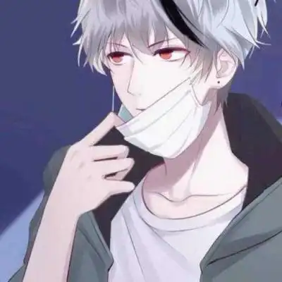 戴口罩的男生头像动漫 霸气的二次元带口罩头像_qq卡通头像_找个性网