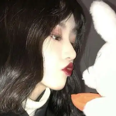 女生高冷霸气侧脸头像