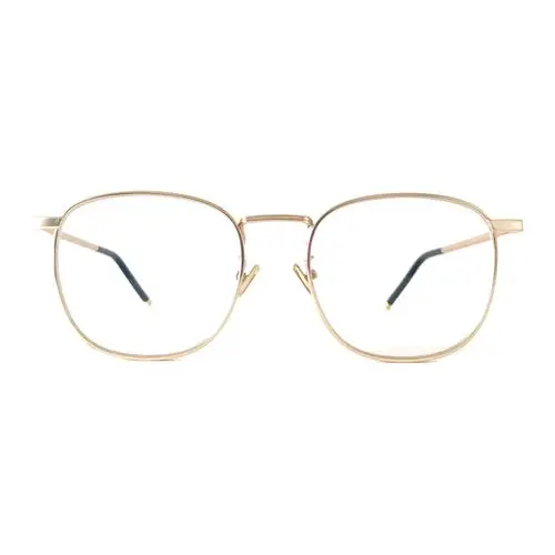 vintage复古潮男大框方形质感金属镜架蓝光近视眼眼镜架