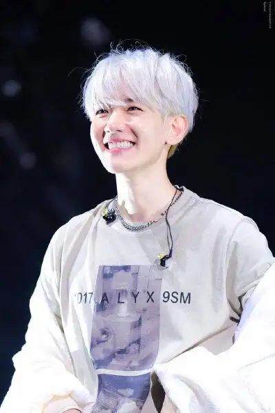 边伯贤,白发照片