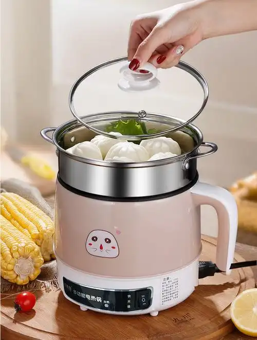 时光旧巷迷你电饭煲1人智能家用多功能小电饭锅小2-3人宿舍小型单人