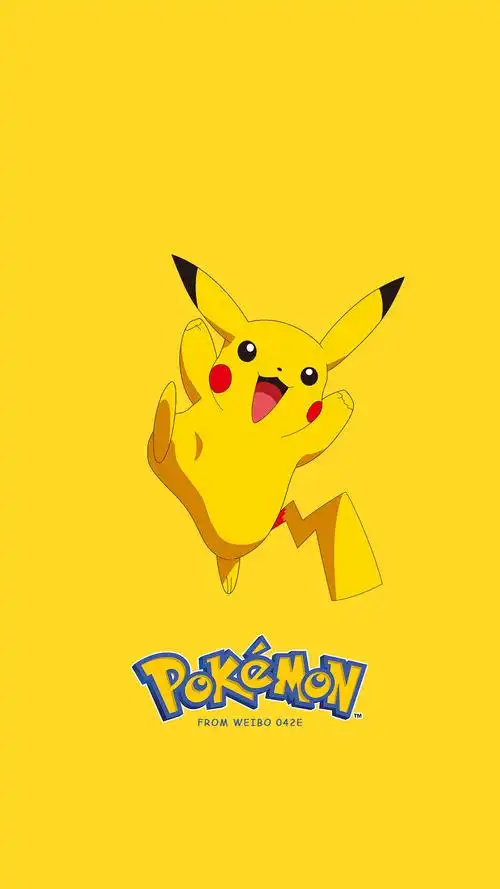 可爱呆萌的皮卡丘手机壁纸