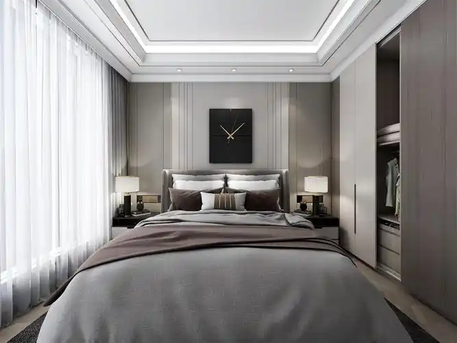 简约装修案例全国未来城市三居室96平米装修效果图