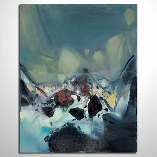 油画 梦幻星球 抽象艺术大师 纯手绘 抽象油画 室内设计 居家布置