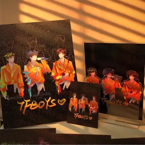 tfboys六周年周边二贩啦