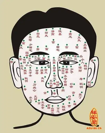 好,我网上查了一下,竟然有好几种解释,比如如下图,有,官,凶,多灾,短命