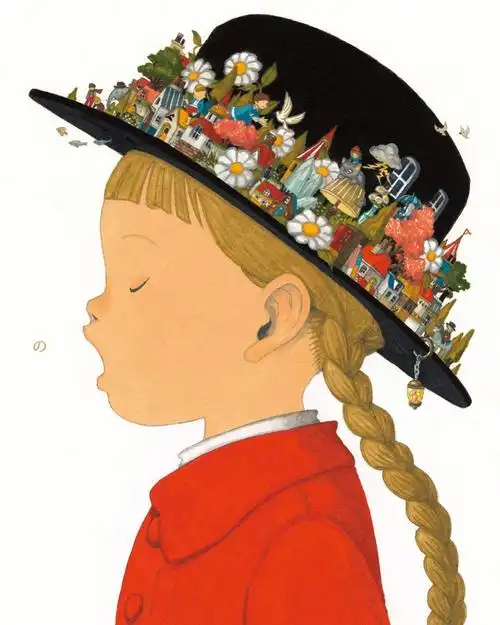 100位宝藏插画师7803安静的童话世界