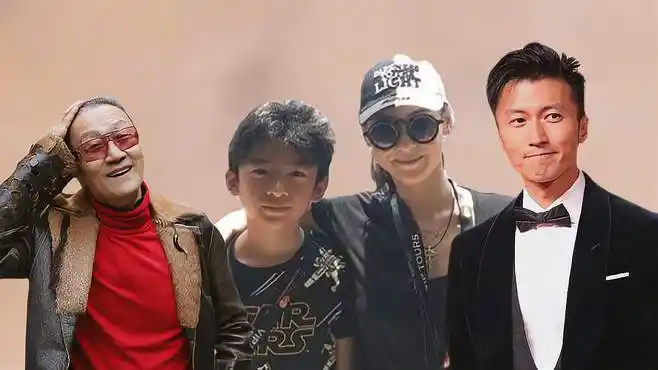 张柏芝与谢霆锋一家人 幸福的在一起