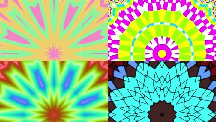 色彩绚丽儿童走秀t台秀儿童服装走秀背景