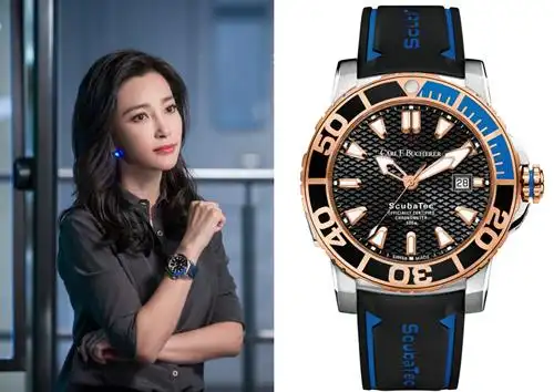 巨齿鲨中的李冰冰佩戴宝齐莱雅丽嘉swan天鹅腕表现身发布会