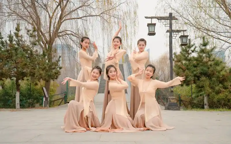 "看花开花败"最美团扇版|古典舞《逍遥》【单色舞蹈】(西安)中国舞